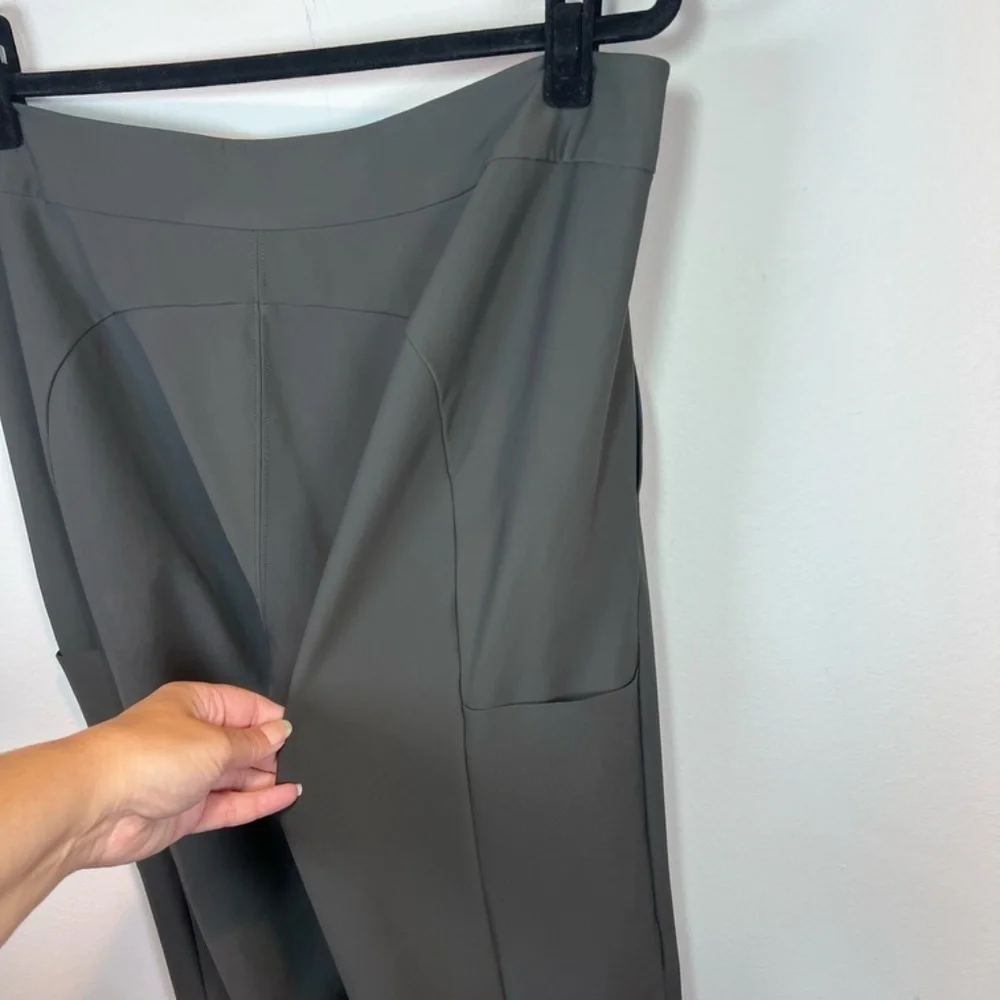 Athleta Stellar Pants Arbor Olive Stretch Skinny Pockets Office Outdoor  16 Tall - Picture 15 of 16